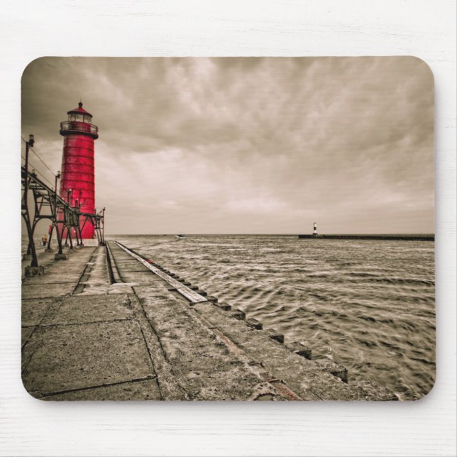 Mousepad EUA, Michigan, Farol de Grand Haven (Frente)