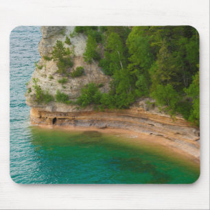 Mousepad EUA, Michigan. Formação de Rocha Miner's Castle