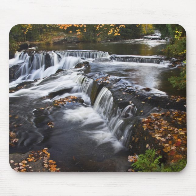 Mousepad EUA, Michigan, Península Superior. Bond Falls e (Frente)