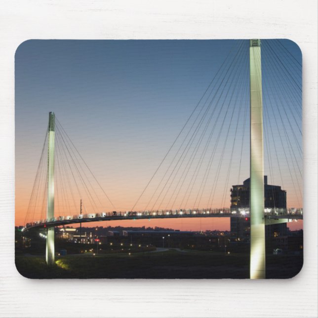 Mousepad EUA, Nebraska, Omaha, Bob Kerrey Pedestrian (Frente)
