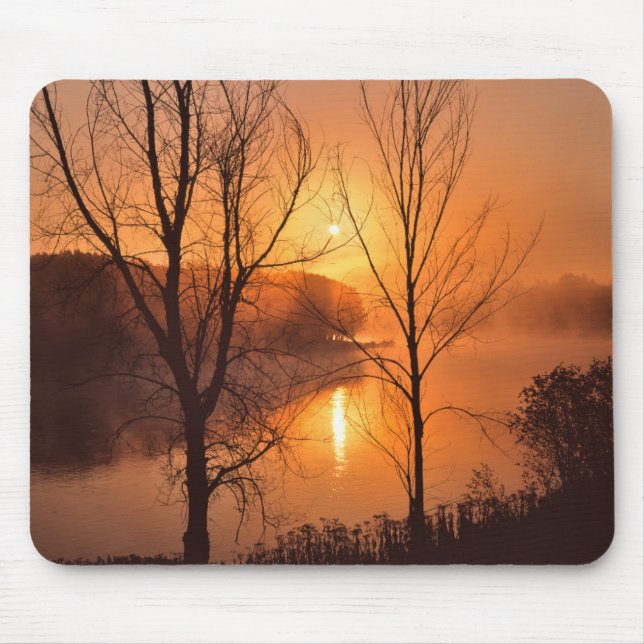 Mousepad EUA, Nova Inglaterra, Maine. Nascer do Sol de Outo (Frente)