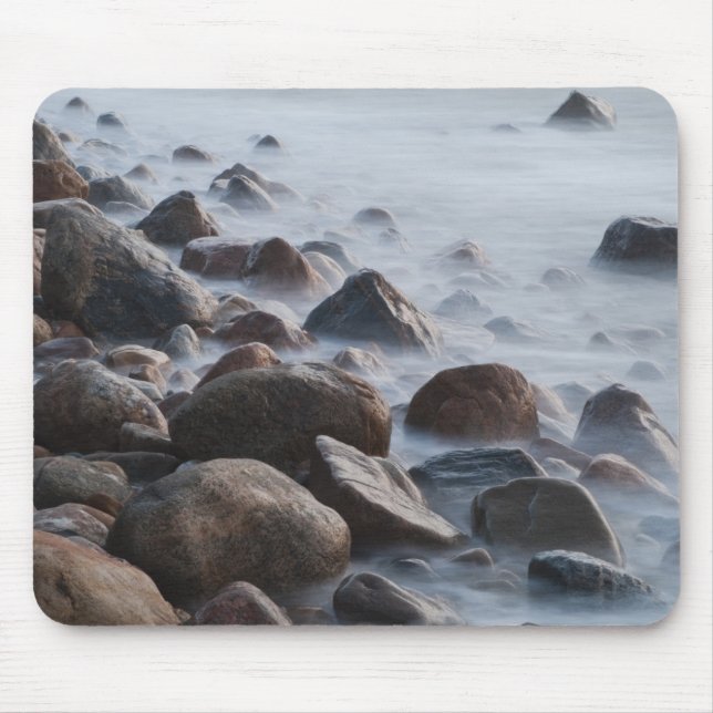Mousepad EUA, Nova York, East Hampton. Ondas do oceano em (Frente)