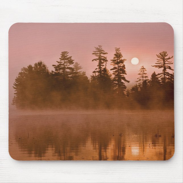 Mousepad EUA, Nova York, Parque Adirondack. Nascer do sol e (Frente)