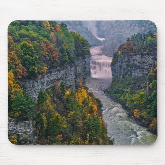 Mousepad EUA, Nova York, Parque Estadual Letchworth. Rio e (Frente)