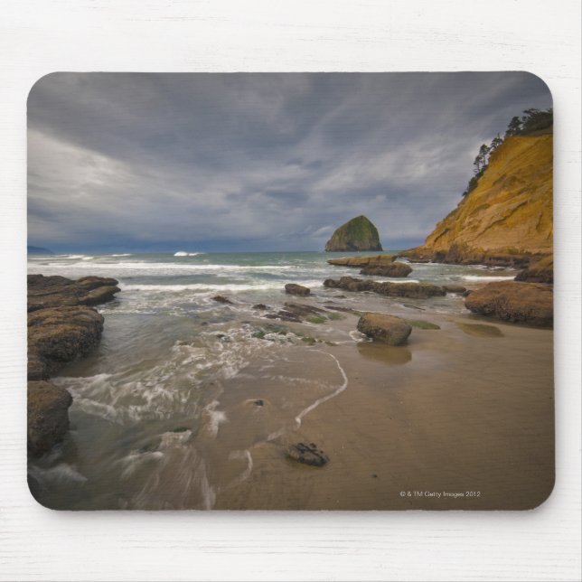 Mousepad EUA, Oregon, Condado de Tillmook, Praia com (Frente)