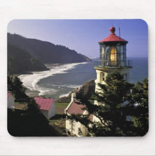 Mousepad EUA, Oregon, Florence. Farol Heceta Head