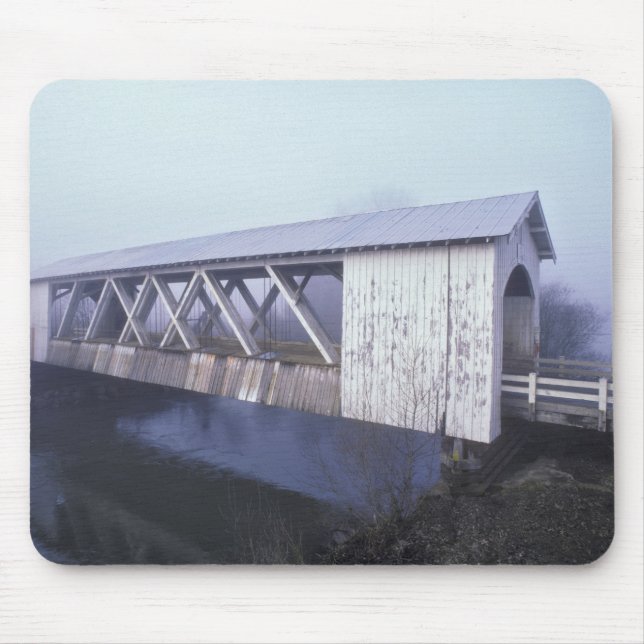 Mousepad EUA, Oregon. Ponte coberta Gilkey abrange (Frente)
