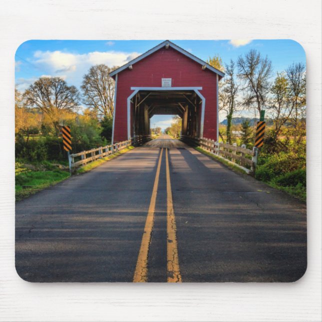 Mousepad EUA, Oregon, Scio, Shimanek Bridge 2 (Frente)