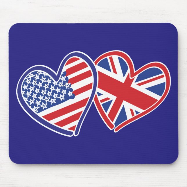 Mousepad EUA — UK-Love (Frente)