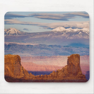 Mousepad EUA, Utah. Paisagem das Montanhas La Sal a partir 