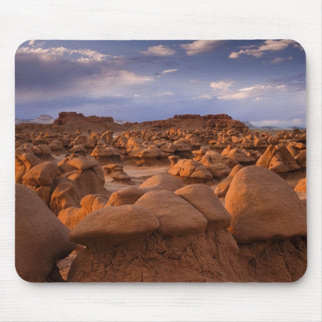 Mousepad EUA; Utah. Vista do Goblin Valley State Park em (Frente)