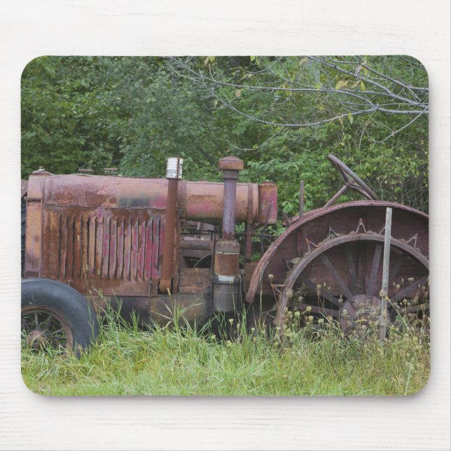 Mousepad EUA, Vermont, MANCHESTER: Trator Antigo de Fazenda (Frente)