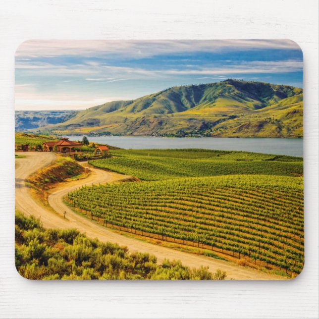 Mousepad EUA, Washington, Lago Chelan. Benson Vineyards (Frente)