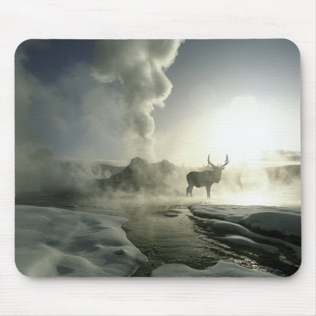 Mousepad EUA, Wyoming, Parque Nacional Yellowstone. Sol (Frente)
