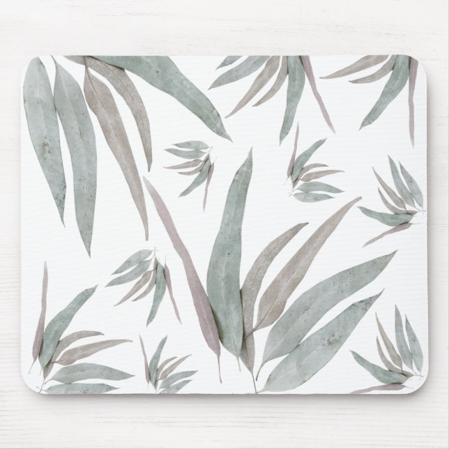 Mousepad Eucalyptus deixa padrão (Frente)