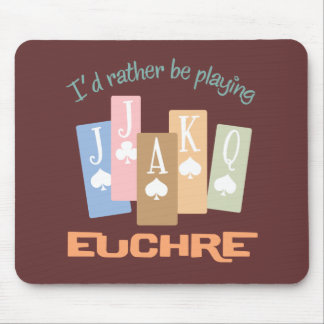 Mousepad Euchre retro do jogo da preferencialmente