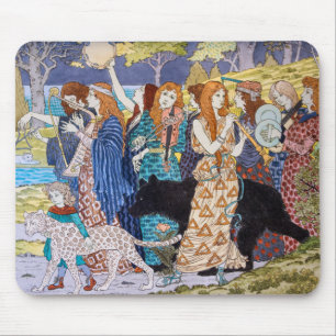 Mousepad Eugene Grasset, Felix Gaudin - Harmony