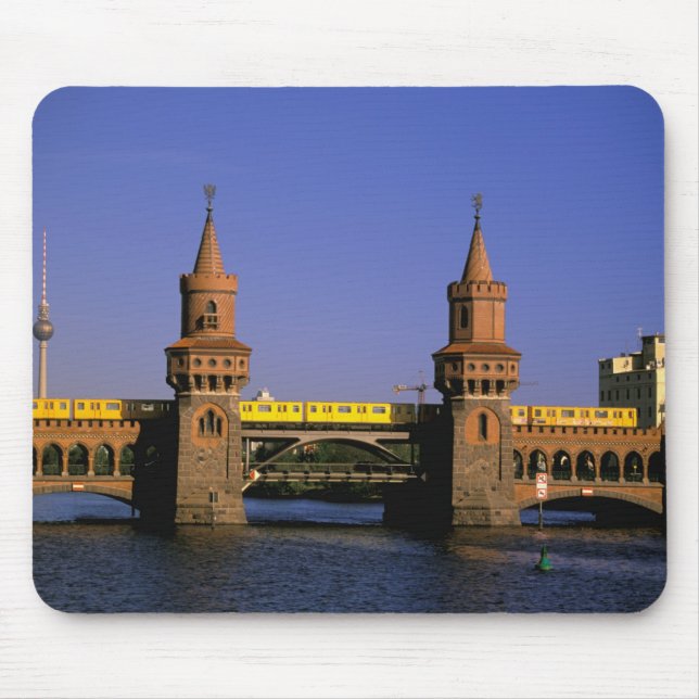 Mousepad Europa, Alemanha, Berlim. Kreuzberg, Oberbaum (Frente)