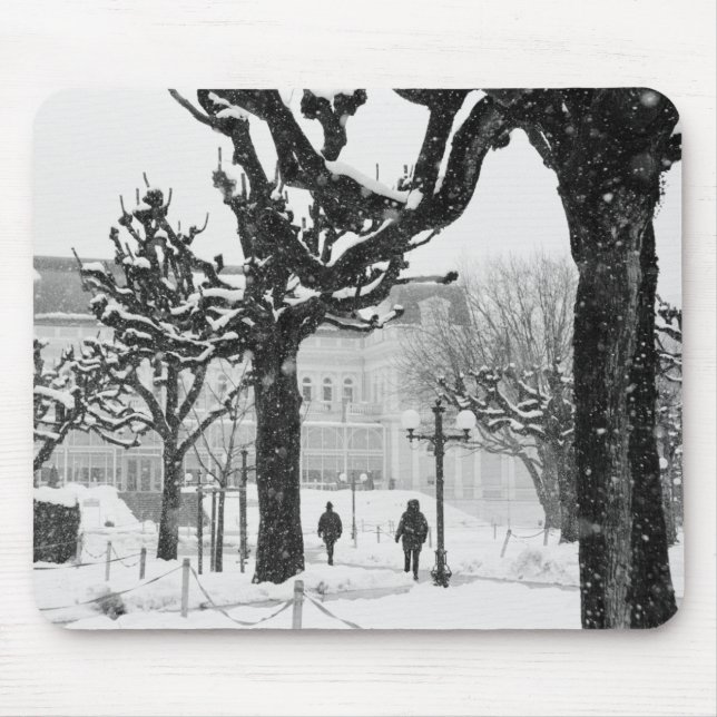 Mousepad Europa, Áustria, Salzburgo. Inverno, (Frente)