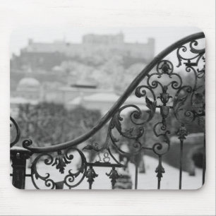 Mousepad Europa, Áustria, Salzburgo. Vista da Cidade Antiga