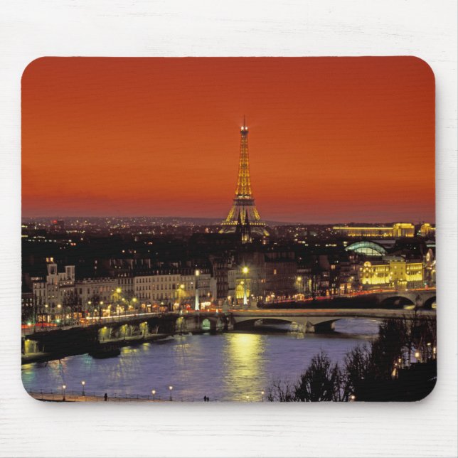 Mousepad Europa, França, Paris. Vista do sol de Eiffel (Frente)