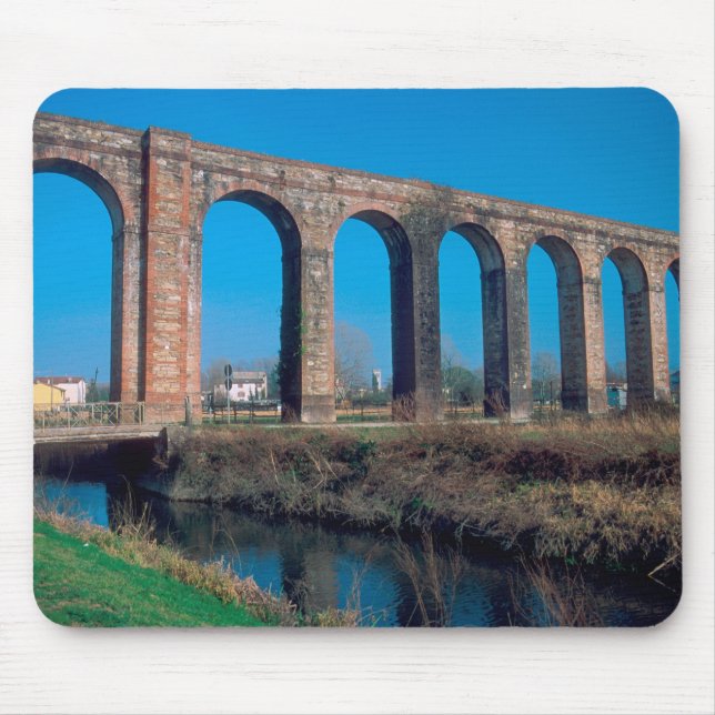 Mousepad Europa, Itália. Aqueduto perto de Lucca. (Frente)