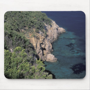 Mousepad Europa, Itália, Toscana. Costa rochosa; Cala