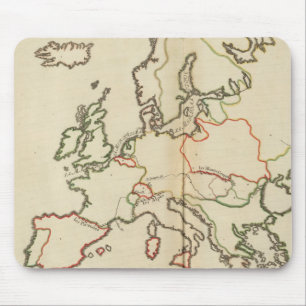 Mousepad Europa, Montanhas e Rios