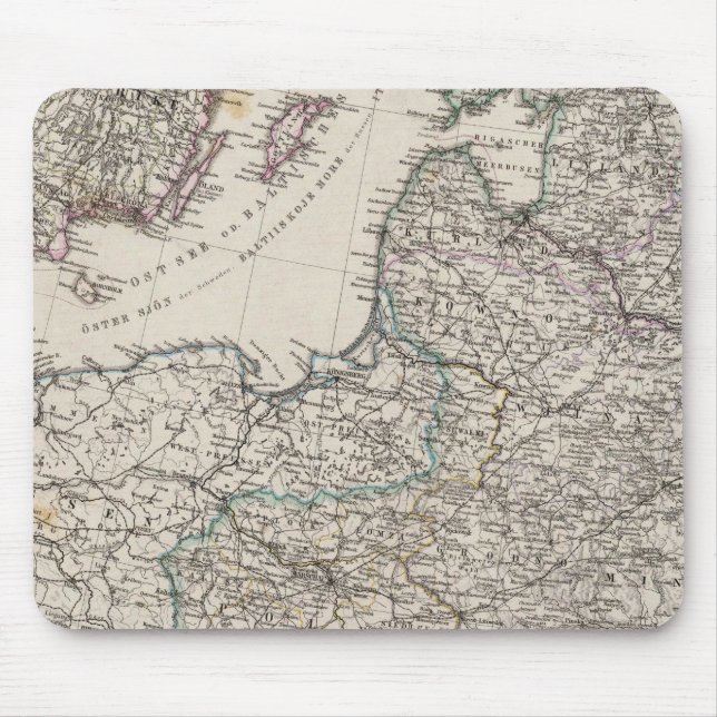 Mousepad Europa Oriental, Rússia, Suecia (Frente)