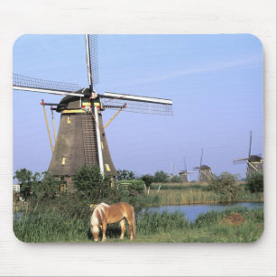 Mousepad Europa, Países Baixos, Zuid Holland, Kinderdijk. 2