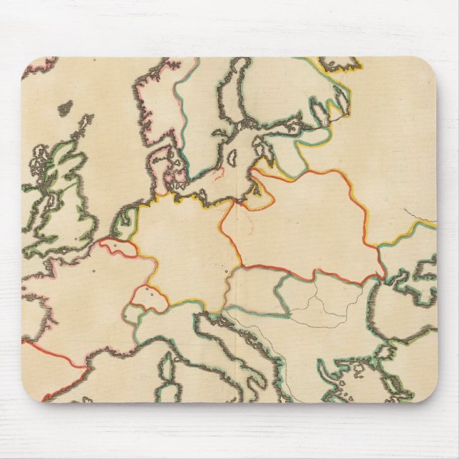 Mousepad Europa por religião 3 (Frente)