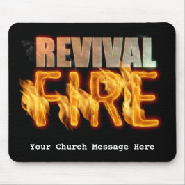 Mousepad Evangelismo tipográfico da igreja de resgate
