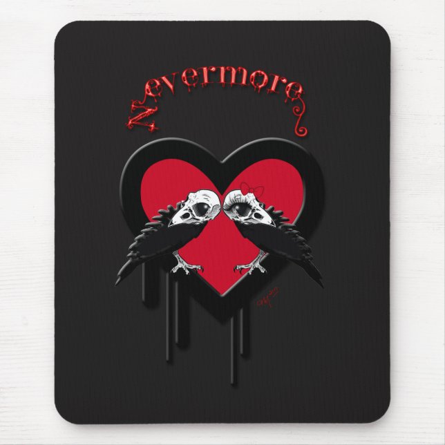 Mousepad Evermore (Vermelho) (Frente)