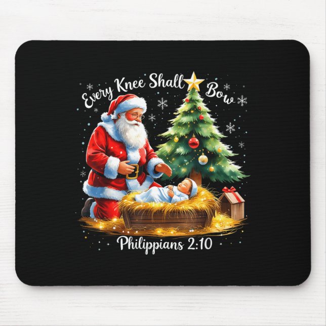 Mousepad Every Knee Shall Bow Philipans 2_10 Christmas  (Frente)
