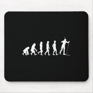 Mousepad Evolução Biatlo Inverno Ideia Desportiva Para Mulh