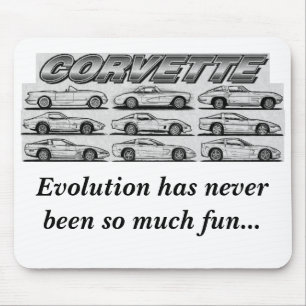 Mousepad Evolução da Corveta