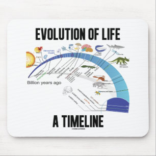 Mousepad Evolução Da Vida A Cronograma (Biologia)