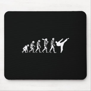 Mousepad Evolução das Artes Marciais de Karate Kickboxing T