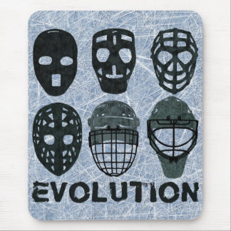 Mousepad Evolução de Máscara de Hockey Goalie