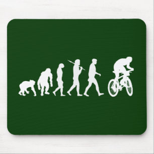 Mousepad Evolução de motociclistas biking da montanha da