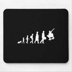 Mousepad Evolução De Um Skatista Skate Skateboard F