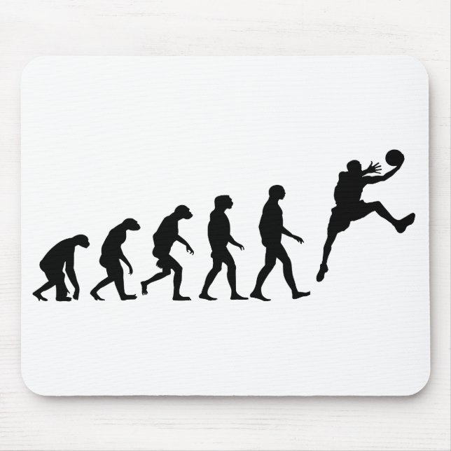 Mousepad Evolução do basquetebol (Frente)