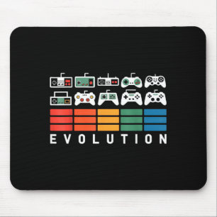 Mousepad Evolução do Controle de Videogame Anos 80 90 Jogos