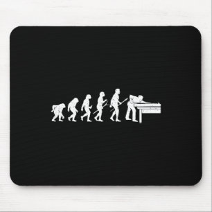 Mousepad Evolução Do Jogo Bilhar - Jogador De Piscina L