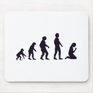 Mousepad EVOLUÇÃO HUMANA, figuras, presentes