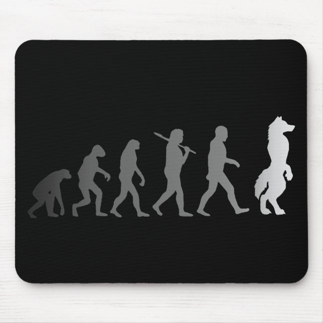 Mousepad Evolução peludo (Frente)