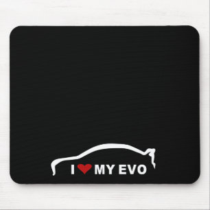 Mousepad Evolução X de Mitsubishi Lancer - amor de I meu