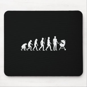 Mousepad Evolution Griling Funny Churrasco Grill Rbecue