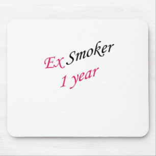 Mousepad ex-fumador de 1 ano