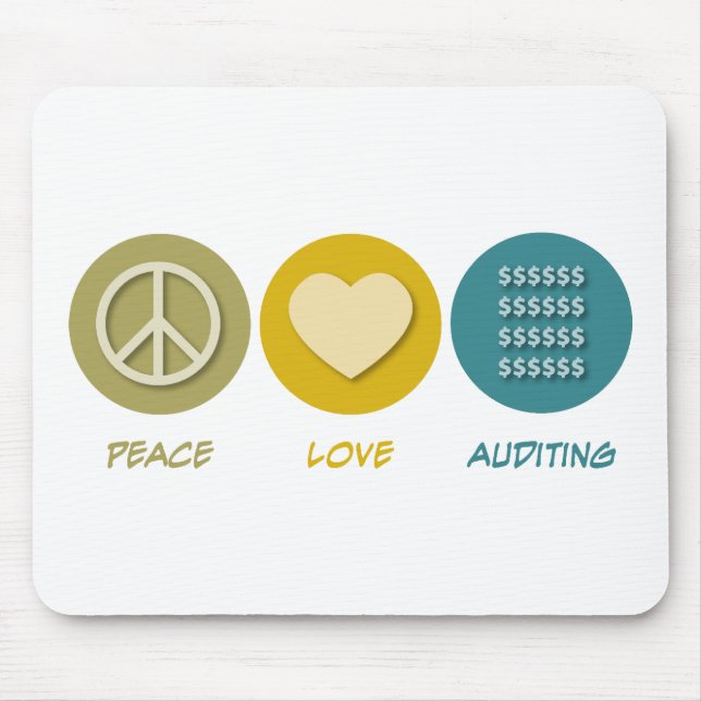 Mousepad Exame do amor da paz (Frente)